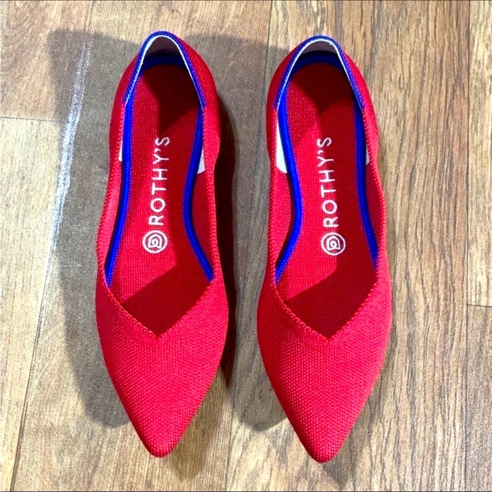 Red EUC Rothy’s Womens size 8 - Great for Valentine’s Day!! - Picture 1 of 7